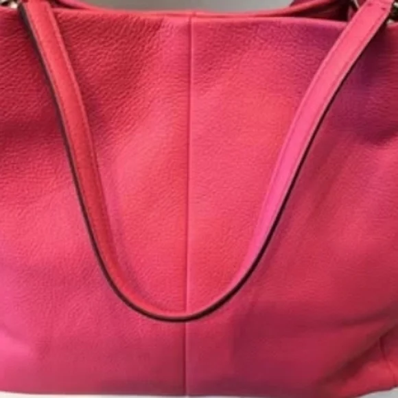 Coach Pink Ruby Leather Phoebe Shoulder Bag - Picture 7 of 15